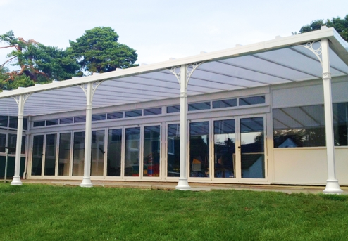 White victorian Style Veranda